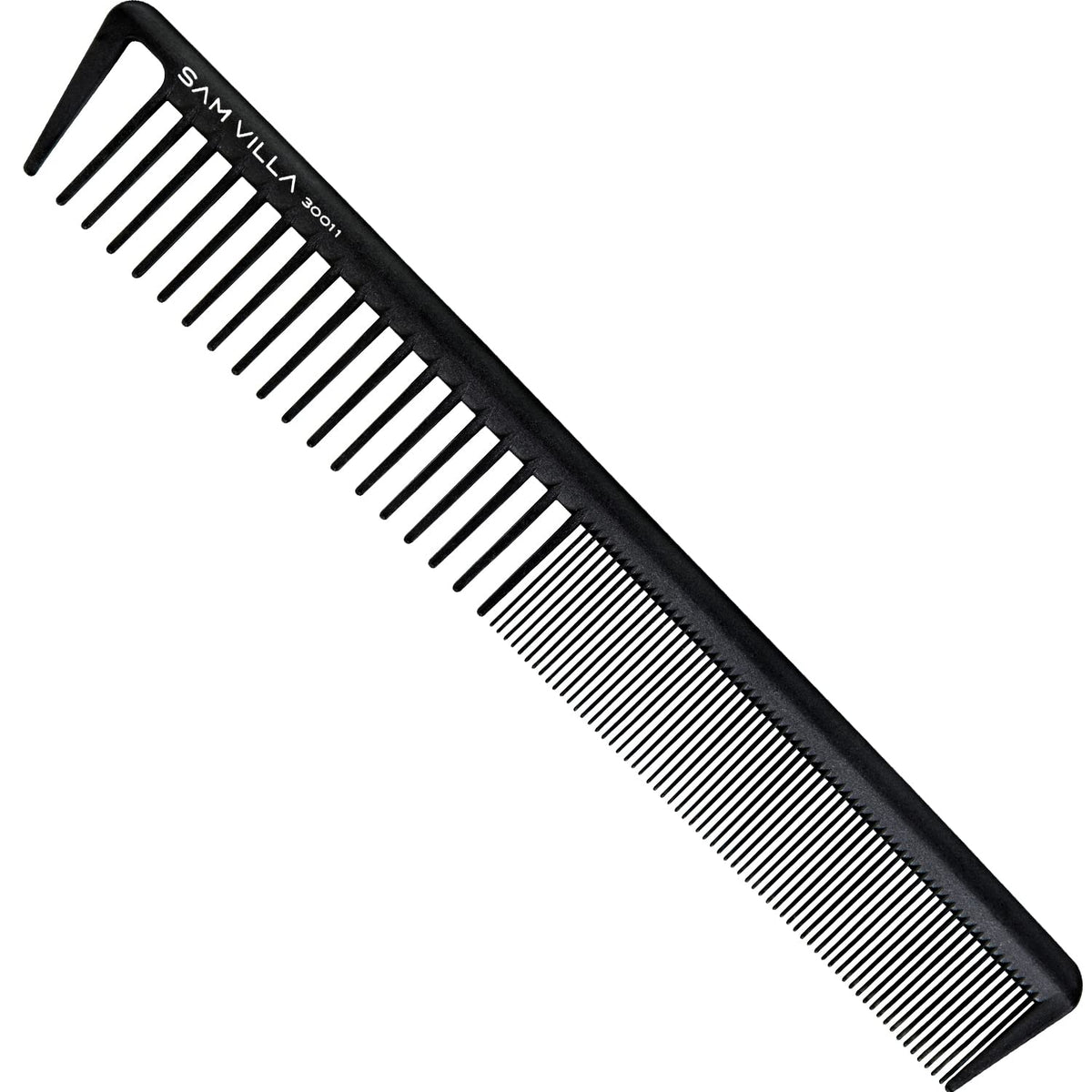 SAM VILLA Signature Series Short Cutting Comb, Black