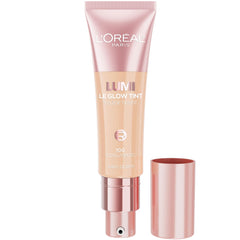 L'Oréal Paris Lumi Le Glow Tint, Glowy Skin Tint Foundation, Lightweight Buildable Coverage, Water-Based Formula, Light Cool 100, 25 ml