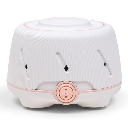 Yogasleep Dohm (White,Pink) The Original White Noise Machine, Relaxing Natural Sound from a Real Fan, Noise Cancelling For Office Privacy, Sleep Aid For Adults & Baby, Travel Size Pink Noise Machine