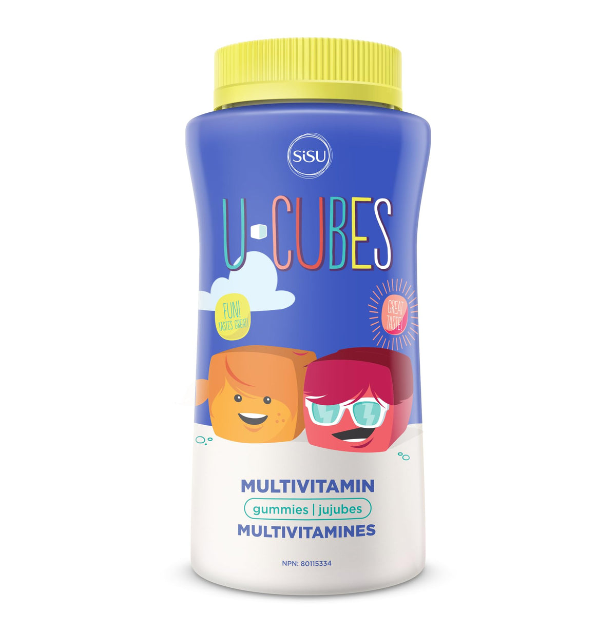 SISU U-Cubes Multivitamin 120 Gummies (Pack of 1)