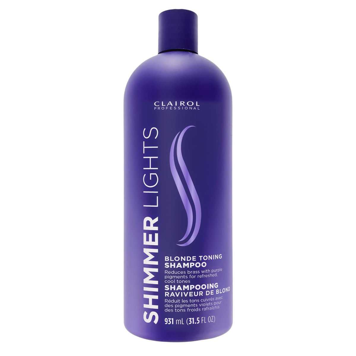 Clairol Professional Shimmer Lights Purple Shampoo, 31.5 fl oz, [packing may vary]