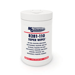 MG Chemicals Lint Free Electronics Wipes, 6"x8", 110 Wipes per Tub