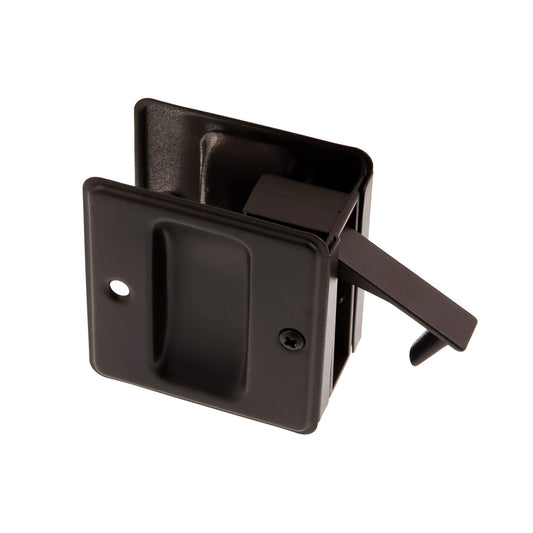 idh by St. Simons 25410-10B Premium Quality Solid Brass Pocket Passage Door Pull, Oil-Rubbed Bronze