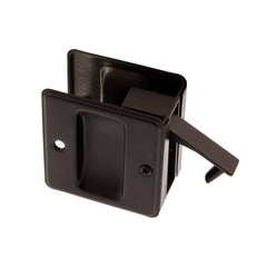 idh by St. Simons 25410-10B Premium Quality Solid Brass Pocket Passage Door Pull, Oil-Rubbed Bronze
