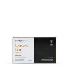 ATTITUDE Body Soap Bar, Made in Canada, Natural Origin, Protects and Softens Dry Skin, Coconut & Olive Oils, For Men and Women, EWG Verified & Vegan, Patchouli & Black Pepper, 113 grams