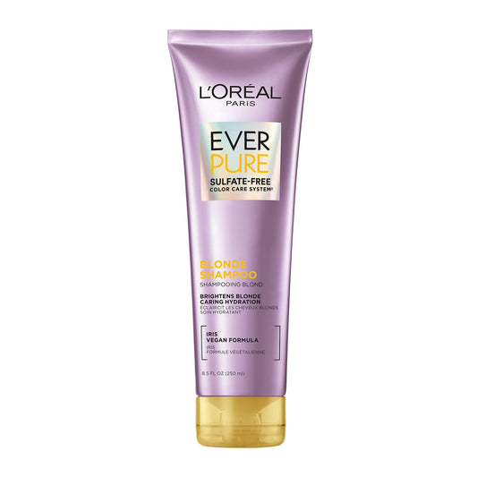 EverPure Sulfate-Free Blonde Shampoo for Brightening Bleached, Blonde, Colour-Treated Hair, With Iris, 250ml