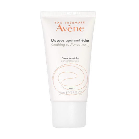Eau Thermale Avène Soothing Radiance Mask, Deep Hydration for All Skin Types, glow and plumped skin, Non-Comedogenic, 50 ml