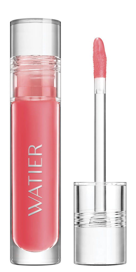 Watier Love My Lips Caring Lip Oil, Framboise | Hydrating & Non-Sticky Formula, High-Shine Finish, Vegan