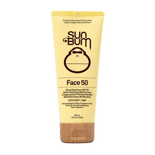 Sun Bum original spf 50 Sunscreen Face Lotion | Vegan and Reef friendly (Octinoxate & Oxybenzone Free) Broad Spectrum Fragrance-Free Moisturizing Uva/uvb Sunscreen with Vitamin E |3 Oz, 3 ounces