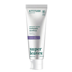 ATTITUDE Enamel Repair Toothpaste with Fluoride, Spearmint Flavor, Vegan, Sugar-Free, Plant & Mineral-Based Ingredients, Clean Oral Care, 120 grams