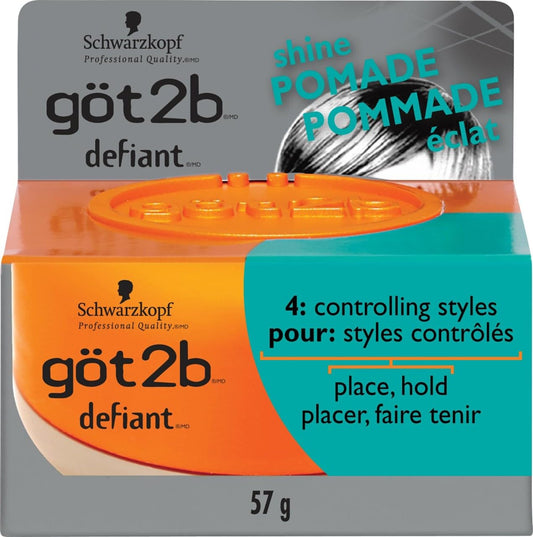 Got2b Defiant Shine Pomade for Hair, 57g