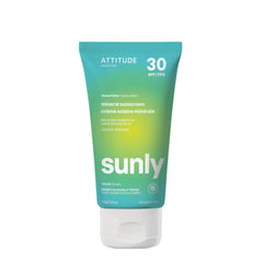ATTITUDE Mineral Sunscreen with Zinc Oxide, SPF 30, Made in Canada, EWG Verified,Broad Spectrum UVA/UVB Protection, Dermatologically Tested, Vegan, Unscented, 150 grams
