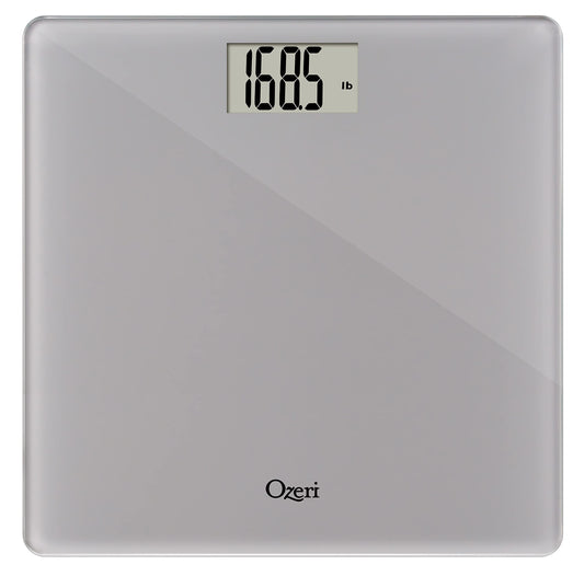 Ozeri Precision Bath Scale (440 lbs / 200 kg) in Tempered Glass, with 50 gram Sensor Technology (0.1 lbs / 0.05 kg) and Infant, Pet & Luggage Tare