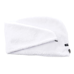 Upper Canada Soap Studio Dry Turban Hair Towel Wrap, White