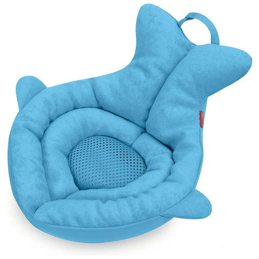 Skip Hop Baby Bath Tub: Moby Newborn Softspot Sink Bather, Blue
