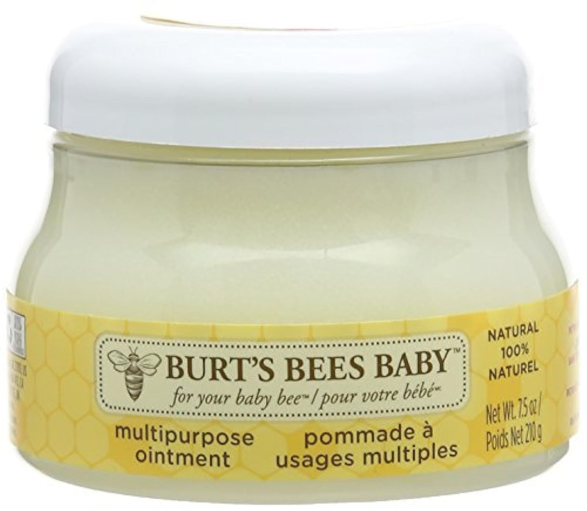 Burt's Bees Baby Multipurpose Ointment moisturizing for dry skin, 100% Natural Origin, Petroleum Free 212.6g (7.5oz) , Stocking Stuffer, Christmas Gift