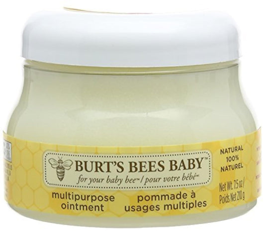 Burt's Bees Baby Multipurpose Ointment moisturizing for dry skin, 100% Natural Origin, Petroleum Free 212.6g (7.5oz) , Stocking Stuffer, Christmas Gift