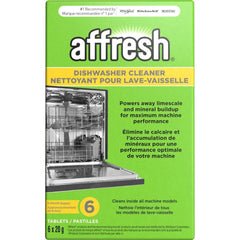 Affresh Dishwasher Cleaner, Helps Power Away Odor Causing Bacteria, Limescale, Mineral Deposits & Grime Inside Pump, Tub & Hoses, 6 Tablets, 6 Month Supply