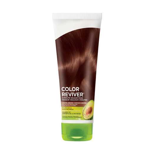 Garnier Nutrisse 5 Minutes Nourishing Colour Hair Mask with Triple Oils, Delivers Day 1 Colour Results, for Colour Treated Hair, Caramel Brown, 125ml