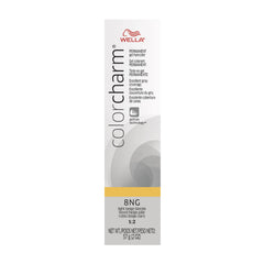 COLORCHARM Permanent Gel| Hair Color for Gray Coverage| 8NG Light Beige Blonde| 2 Fl oz.