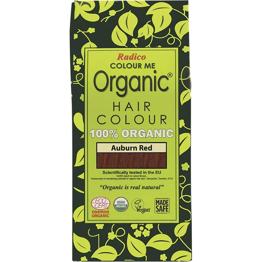 Radico Org. Hair Colour Powder - Auburn Red