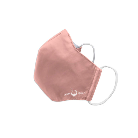 iPlay by Green Sprouts Unisex-Adult Face Mask, Coral (Youth/Adult Small) (379900)