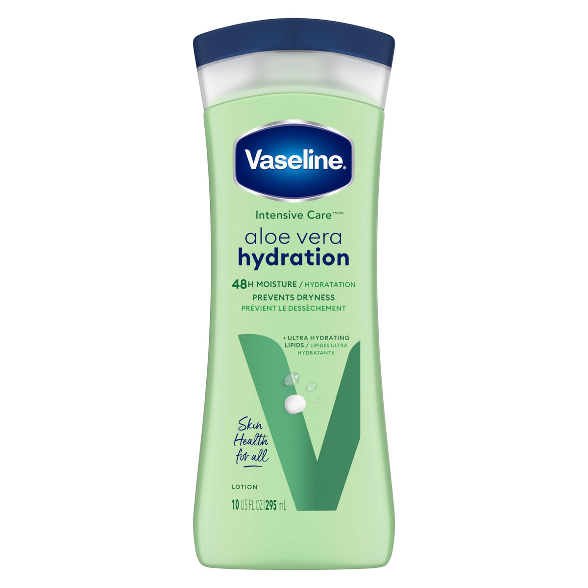 Vaseline Intensive Care™ Aloe Vera Hydration Body Lotion for dehydrated, dry skin with 48H Moisture + Ultra-Hydrating Lipids 295 ml