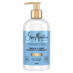 SheaMoisture Manuka Honey & Yogurt Hydrate & Repair Conditioner for Damaged Wavy & Curly hair with Mafura & Baobab Oils 384mL
