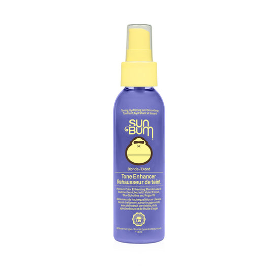 Sun Bum Blonde Tone Enhancer | paraben, Gluten and Cruelty Free Purple Leave In Treatment for Blondes | 4 Oz, 4 ounces