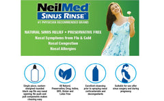 NeilMed Sinus Rinse, Premixed 50 Sachets