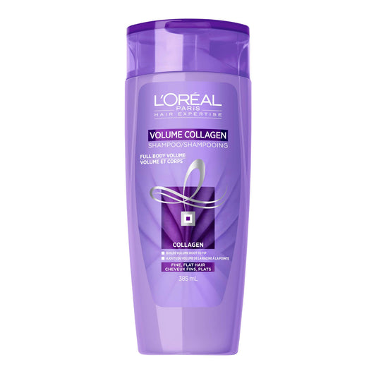 L’Oréal Paris Volume collagen shampoo, 385ml (Packaging may vary)