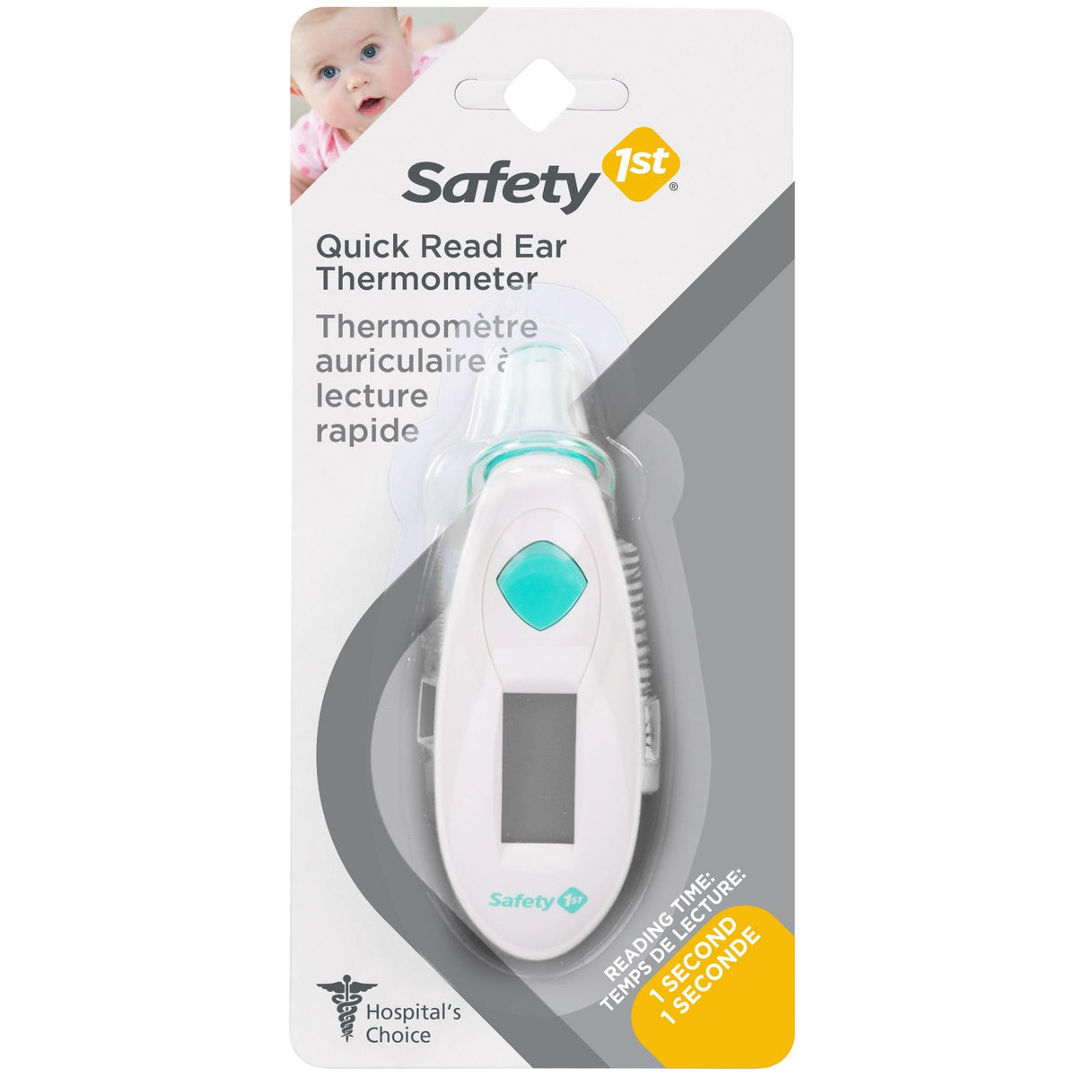 Safety 1st Quick Read Ear Thermometer, White, 0.1 Kg