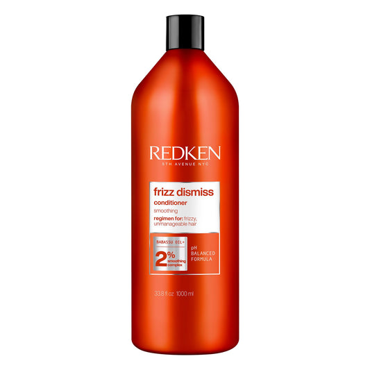 Redken Conditioner, Frizz Dismiss Anti Frizz Conditioner, Frizzy Hair Products, Humidity Protection For Frizzy Hair, Long Lasting Frizz Control, Sulfate Free, Vegan