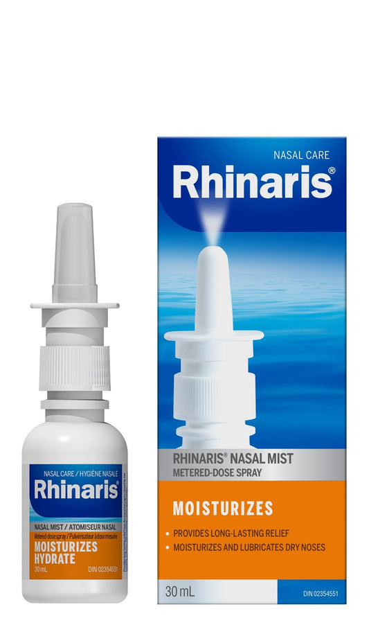 Moisturizing Nasal Mist Spray 30ml - Long Lasting Relief from Dryness, Congestion, Itchiness - Preservative-Free, Moisturizing & Soothing Daily Nasal Care for Men & Women
