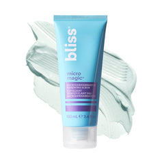 Bliss Micro Magic Skin-renewing Microdermabrasion Scrub | Smoothing Volcanic Pumice & Purifying Kaolin Clay | Refreshed Glow Straight-from-the-Spa | Tightens Pores & Brightens Skin | 3.4 fl oz