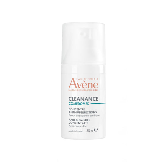 Eau Thermale Avène Cleanance Comedomed anti-blemish concentrate, clarifying water-gel, fragrance and silicone free, for acne-prone skin and pimples, airless pump, Acne spot treatment, Acne treatment for face, 30 ml, Packaging may slightly vary