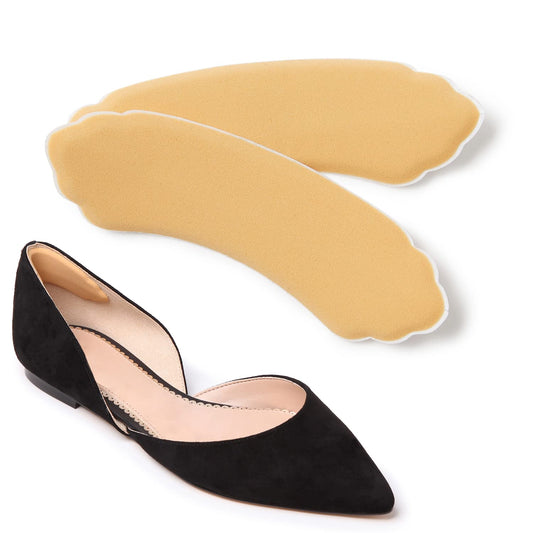 Foot Petals Women's Heavenly Heelz Back of Heel Cushion-W, Butter cup, Medium, Buttercup, Medium