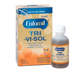 Enfamil TRI-VI-SOL Liquid Multi-Vitamin Supplement of Vitamins A, D and C, 50mL