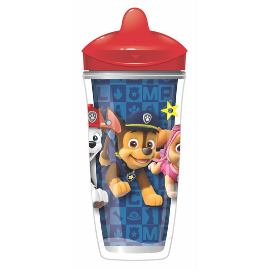 Playtex Sipsters Stage 3 Paw Patrol Spill-Proof, Leak-Proof, Break-Proof Insulated Spout Cup for Boys (12+ Months), 9 Ounce - 1 Count
