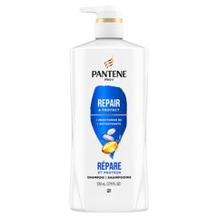 Pantene Repair and Protect Shampoo for Damaged and Bleached Hair, 530 mL