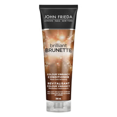 John Frieda Brilliant Brunette Colour Vibrancy Conditioner for Restored Tone and Texture, 250 ml (Pack of 1) Packaging May Vary