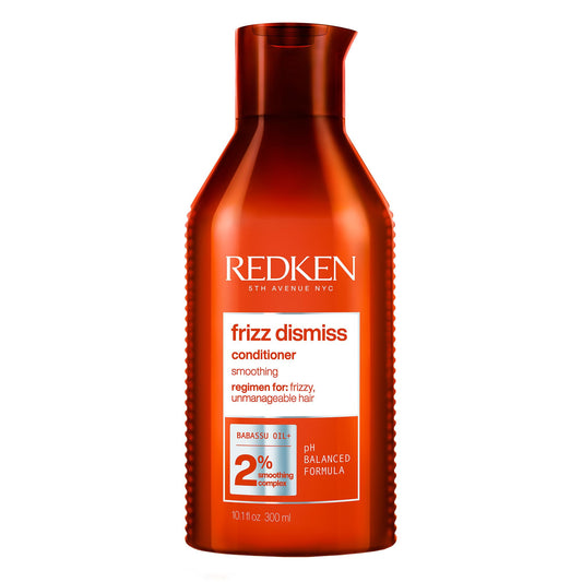 Redken Hair Conditioner, Frizz Dismiss Conditioner, Anti-Frizz, Humidity Protection, For Frizzy Hair, Moisturize, Detangle and Protect From Frizz, Sulfate Free, With Babassu Oil, 300 ML