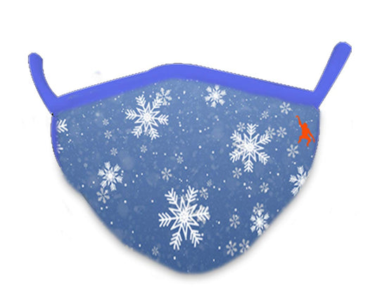 Wild Republic Wild Smiles Snowflakes Face Mask, Reusable Face Mask, Washable Face Mask, Half Face Mask, Child Face Mask (26345)