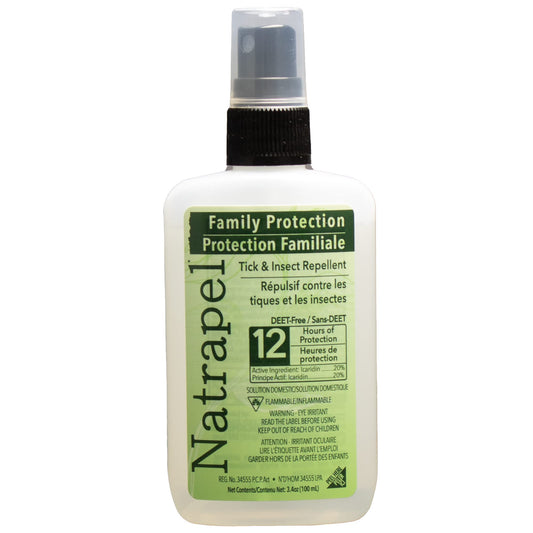 Natrapel Icaridin Insect Repellent 100mL, Picaridin Bug Spray for Mosquitoes & Ticks