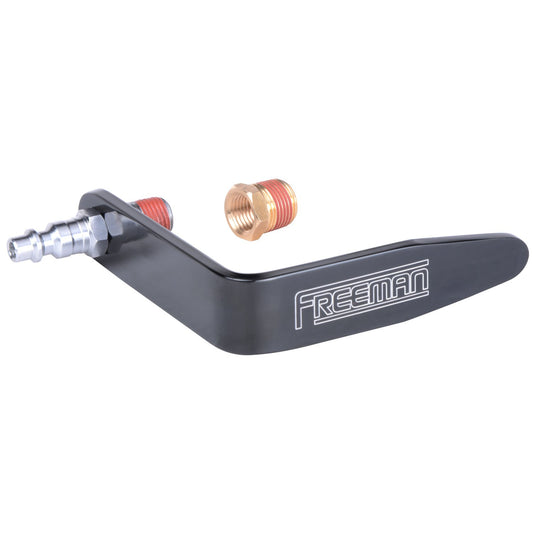 Freeman PLTHSFB 1-3/4" Aluminum Pneumatic Tool Hook with 1/4" Straight Industrial Fitting & Brass Bushing