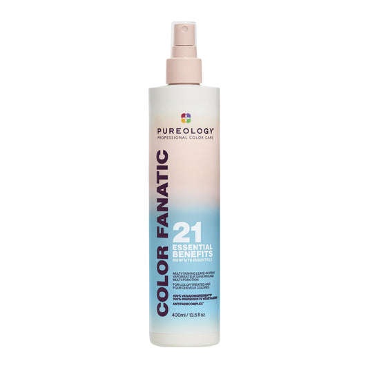 Pureology Color Fanatic Leave-in Conditioner Hair Treatment Detangler Spray | Protects Hair Color From Fading | Heat Protectant | Vegan | 13.5 Fl Oz