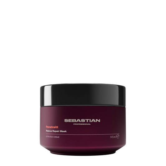 Sebastian Professional Penetraitt Rescue Repair Mask | For Damaged & Color Treated Hair | 4.9 fl oz | 145 ml | Packaging May Vary