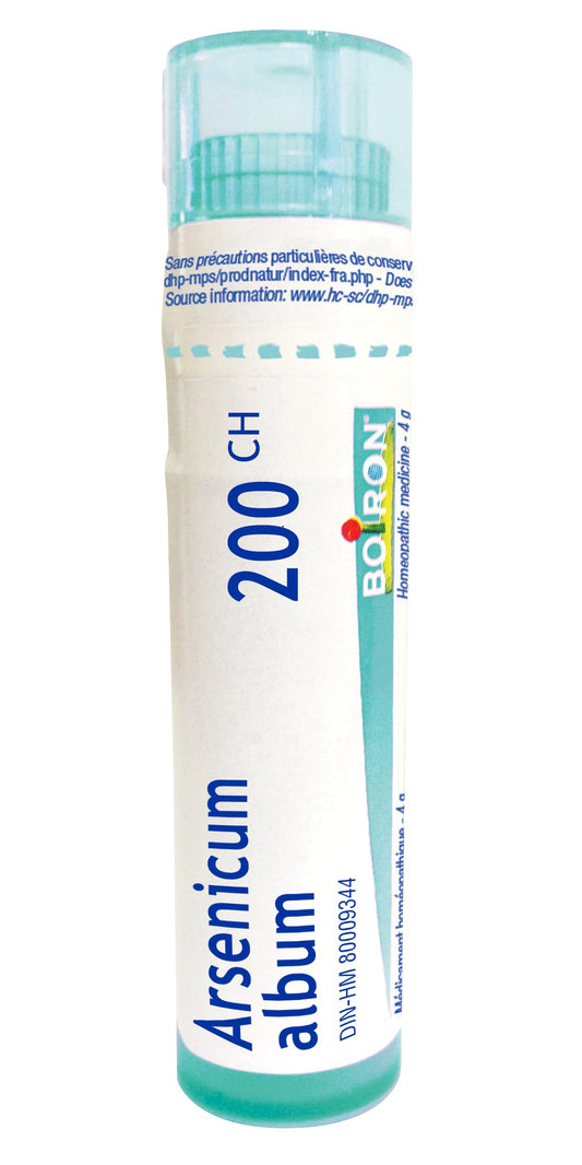 Arsenicum album 200ch, Boiron homeopathic medicine, 4g