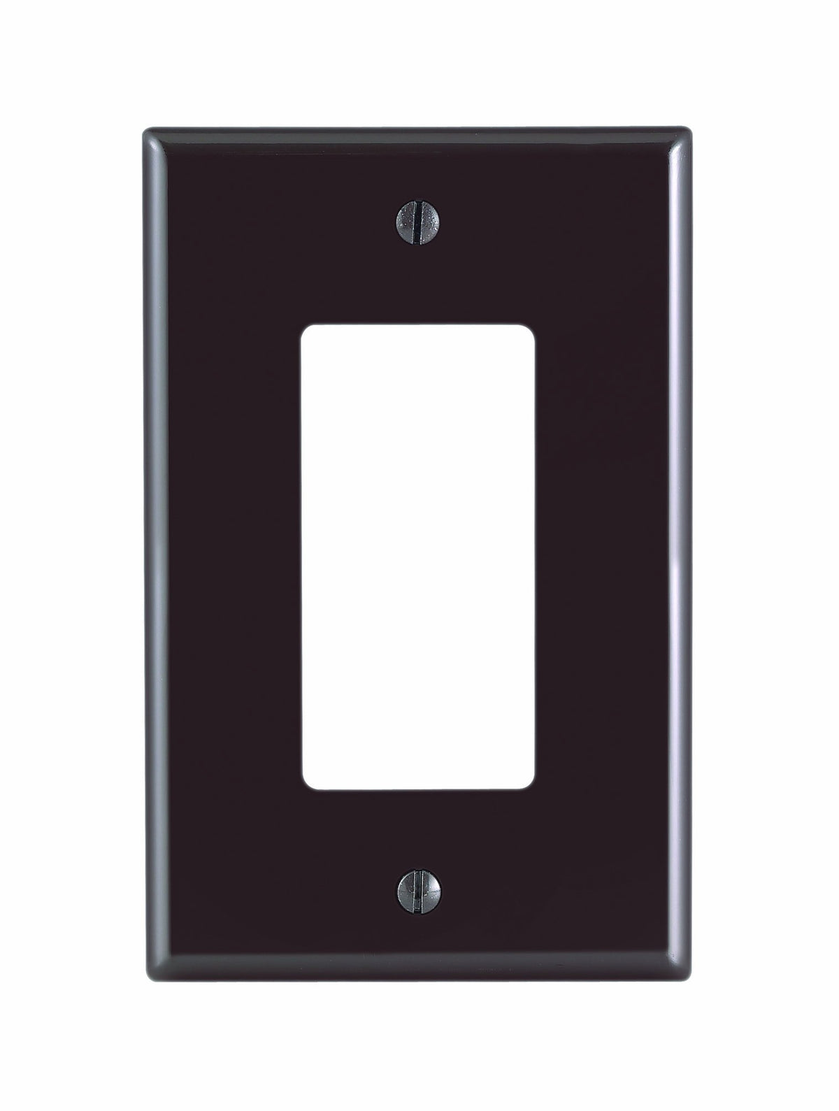 Leviton 1-Gang Decora/GFCI Wallplate, Midway Size, PJ26, Brown