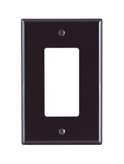 Leviton 1-Gang Decora/GFCI Wallplate, Midway Size, PJ26, Brown